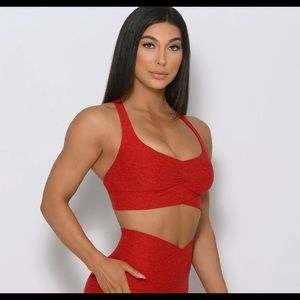 Angel Sports Bra, Red